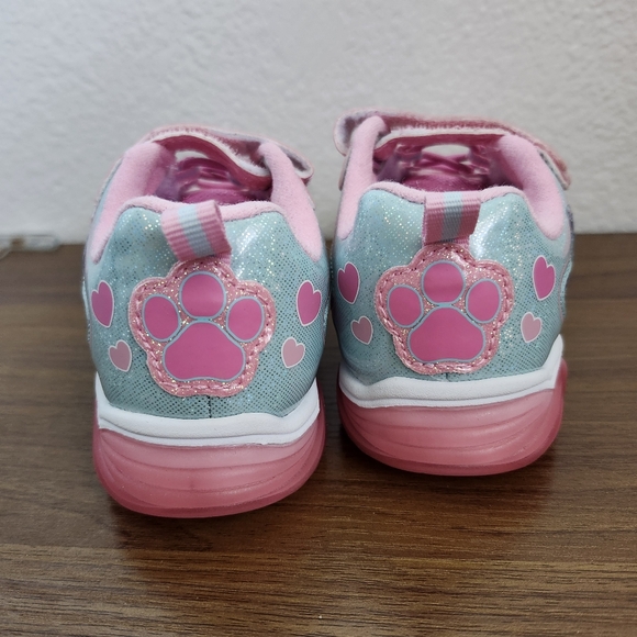 Paw Patrol Toddler Girls Shoes Size 8 Light Up Pink Sparkles Skye Everest NWOT - Picture 6 of 7